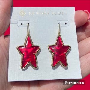 NWT Red Gold Jae Earrings